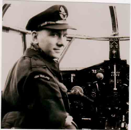 Stan Walker in Airspeed Oxford trainer